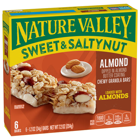 Nature Valley Sweet & Salty Nut Chewy Almond Granola Bars 7.2 OZ