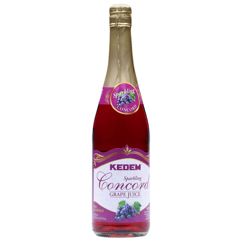 Kedem Sparkling Concord Grape Juice 25.4 FZ