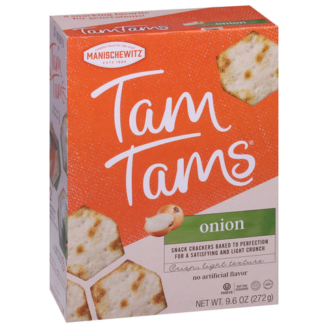 Tam Tams Onion Snack Crackers 9.6 OZ