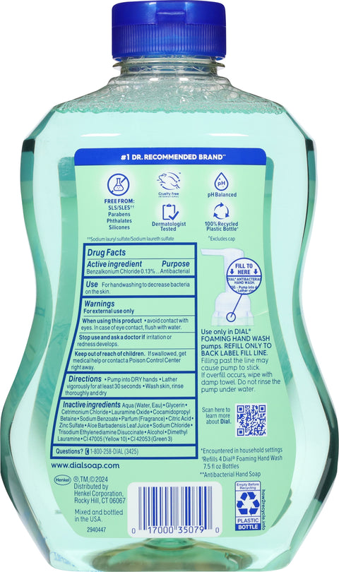 Henkel Dial Refill Fresh Hand Wash Foam  30 FZ