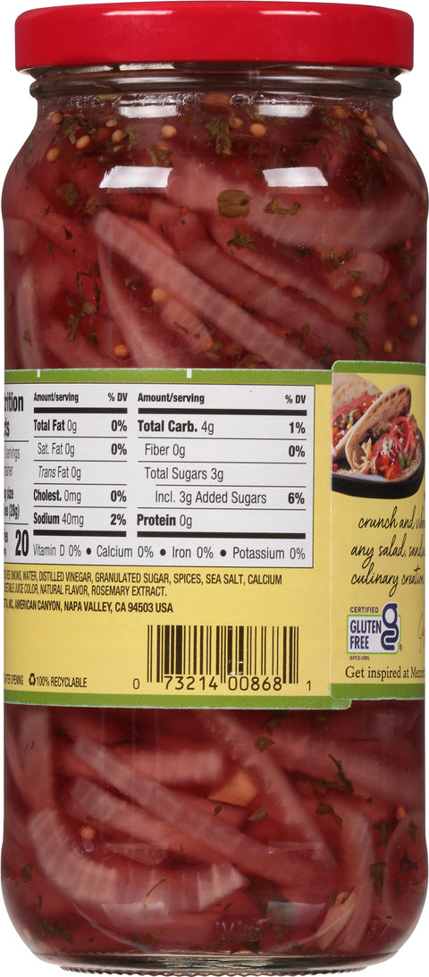 Mezzetta Pickled Red Onions 16 FZ