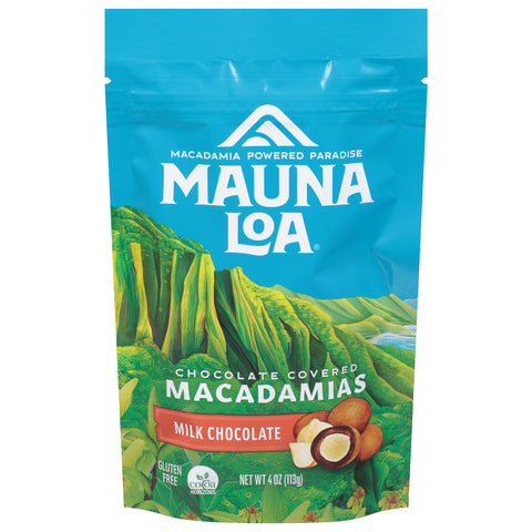 Mauna Loa Milk Chocolate Macadamias 4 oz - 6 Pack