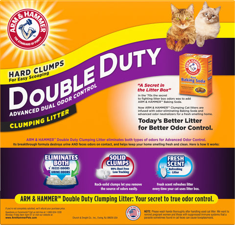 Arm & Hammer Cat Litter Box Double Duty 20 LB