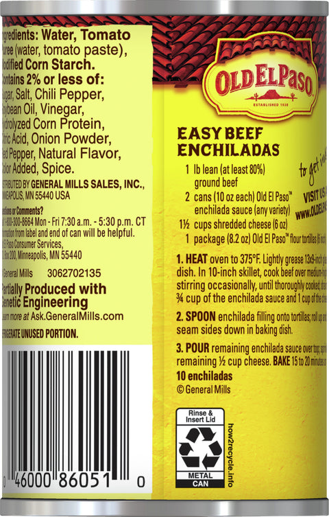 Old El Paso Sauce Hot Enchilada 10 OZ