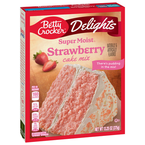 Betty Crocker Super Moist Strawberry Cake Mix 13.25 OZ