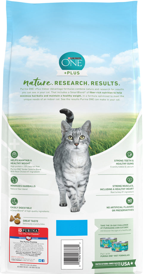 Purina One Indoor Advantage Turkey Cat Food 7 LB