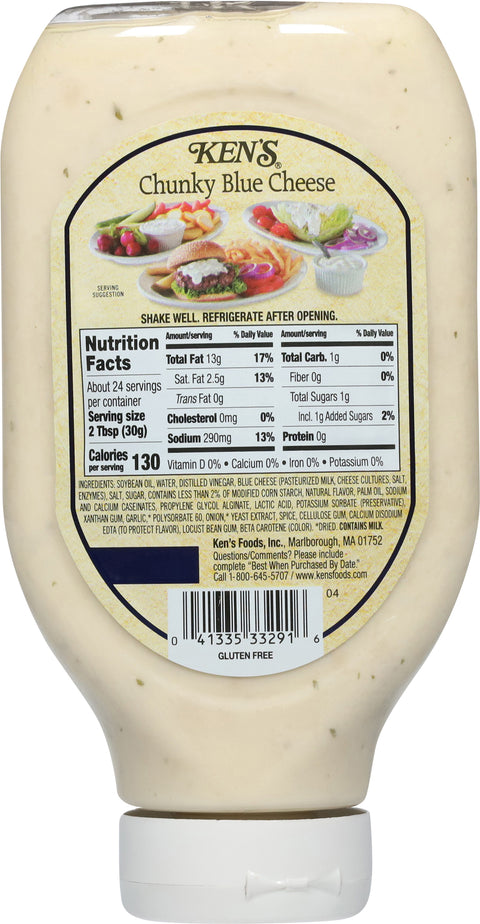 Ken's Steak House Blue Cheese Dressing 24 FZ