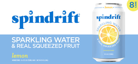 Spindrift Lemon Sparkling Water 96 FZ
