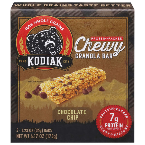 Kodiak Chewy Chocolate Chip Granola Bars 6.17 OZ