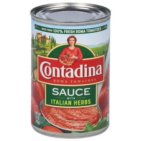 Contadina Tomato Sauce With Italian Herbs 15 OZ