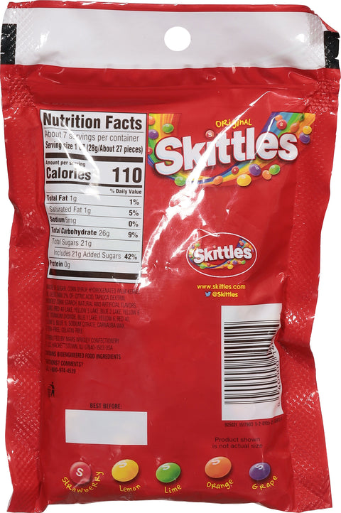Skittles Candy Bite Size 7.2 OZ