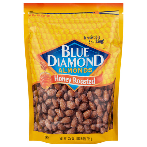 Blue Diamond Honey Roasted Almonds 25 OZ