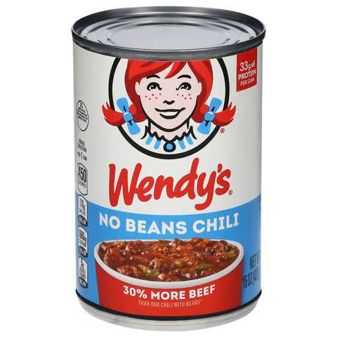 Wendy's No Beans Chili 15 oz - 12 Pack