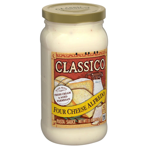 Classico Sauce Pasta Four Cheese Alfredo 15 OZ