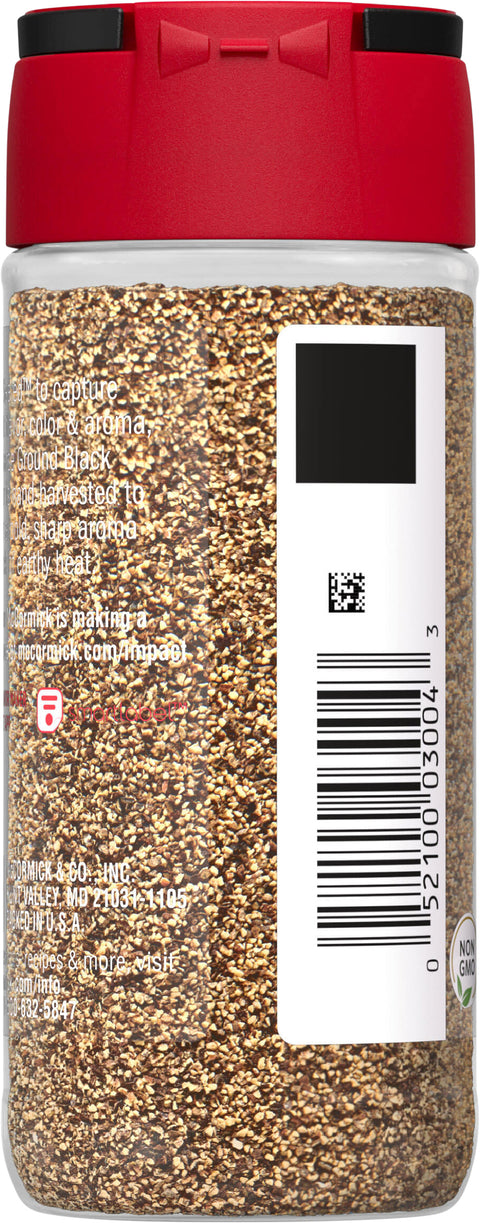 McCormick Black Pepper Coarse Ground 1.5 OZ