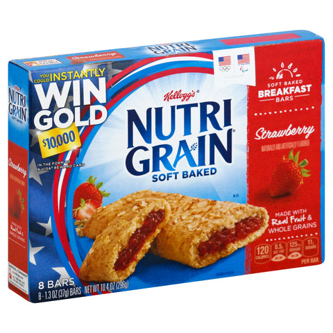 Kellogg's Nutri Grain Bar Strawberry 10.4 OZ
