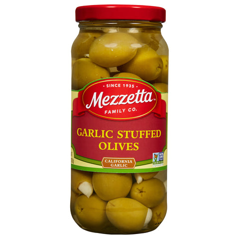 Mezzetta Olives Garlic Stuffed 10 OZ