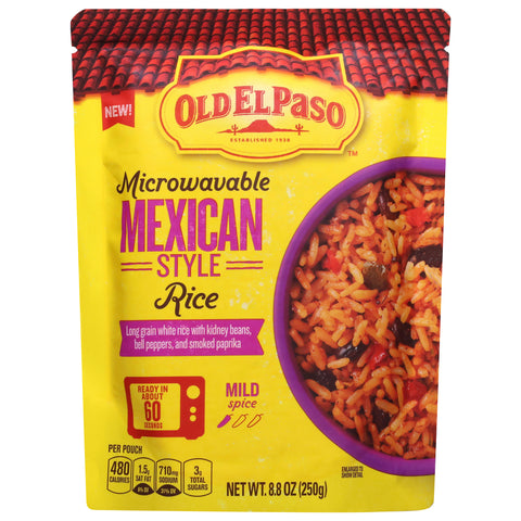 Old El Paso Microwavable Mild Spice Mexican Style Rice 8.8 oz