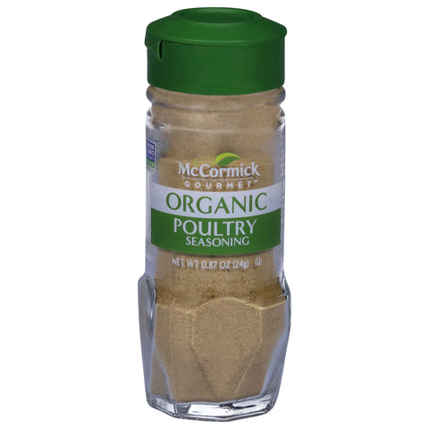 McCormick Gourmet Organic Poultry Seasoning - 0.87 OZ 3 Pack