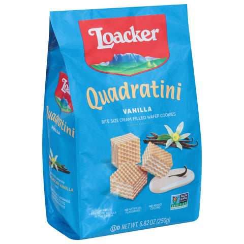 Loacker Quadratini Vanilla Wafer Cookies 8.82 OZ