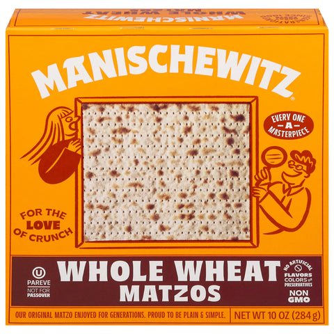 Manischewitz Whole Wheat Matzo 10 OZ