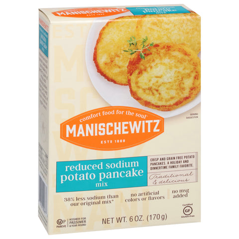 Manischewitz Reduced Sodium Potato Pancake Mix 6 OZ