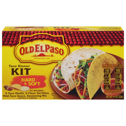 Old El Paso Hard And Soft Dinner Kit 11.4 OZ