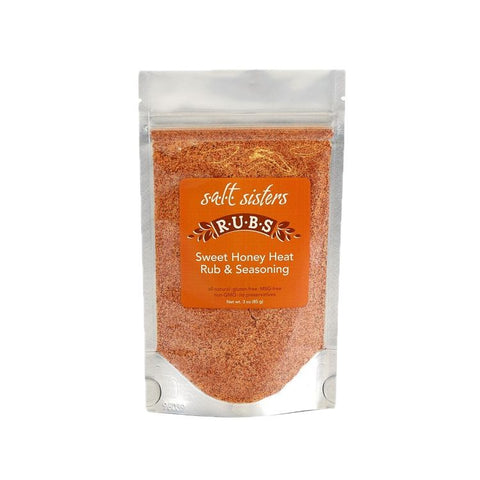 s.a.l.t. sisters Sweet Honey Heat Rub & Seasoning - 3 OZ 6 Pack