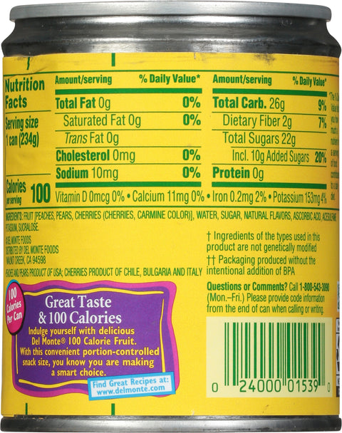 Del Monte Fruit Mixed With Cherries 8.25 OZ
