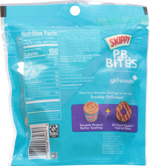 Skippy Girl Scouts Coconut Caramel P.B. Bites 5.5 oz