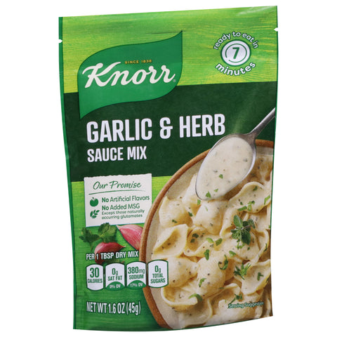Knorr Sauce Mix Garlic & Herb 1.6 OZ
