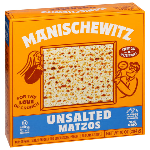 Manischewitz Unsalted Matzo 10 OZ