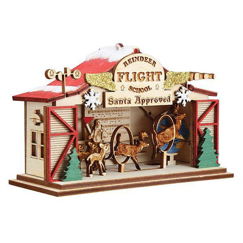 Reindeer Flight School Ornament