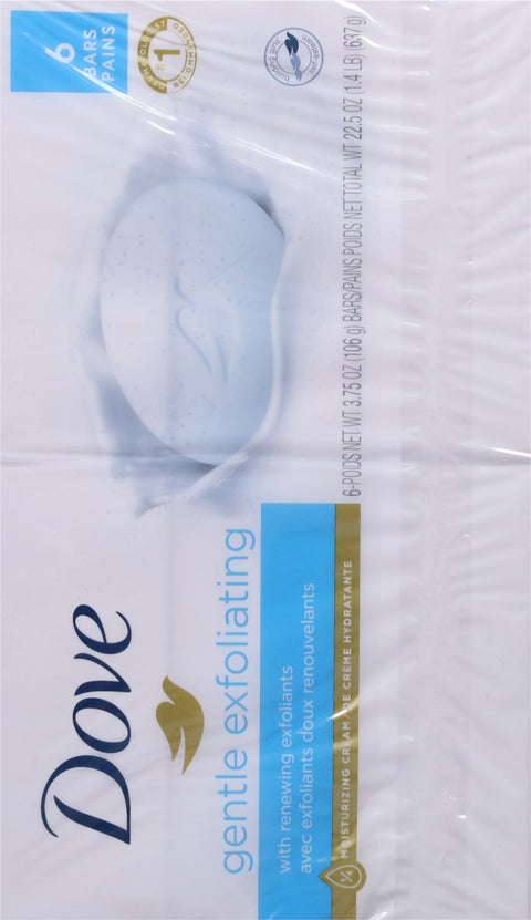 Dove Gentle Exfoliating Bar Soap 22.5 OZ