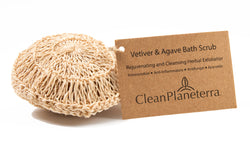 Brush with Bamboo Vetiver + Agave Bath Scrub - 1 CT 12 Pack
