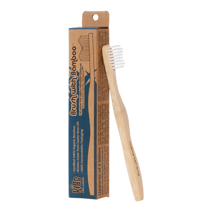 Brush with Bamboo Bamboo Toothbrush Kids Standard - Soft - 1 CT 36 Pack