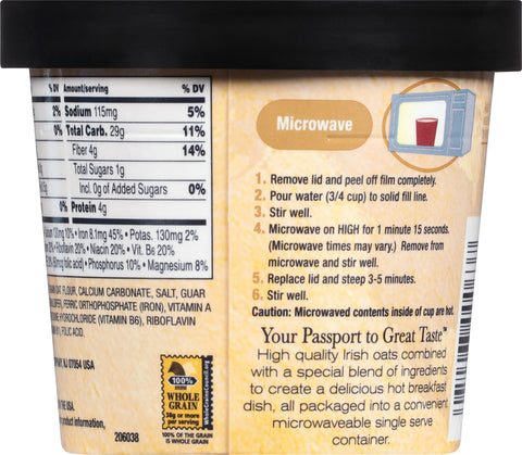 McCann's Original Irish Oatmeal Cup 1.41 OZ
