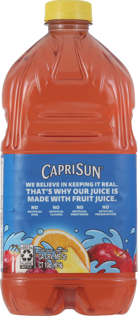 Capri Sun Fruit Punch Flavored Juice Drink Blend 64 fl oz
