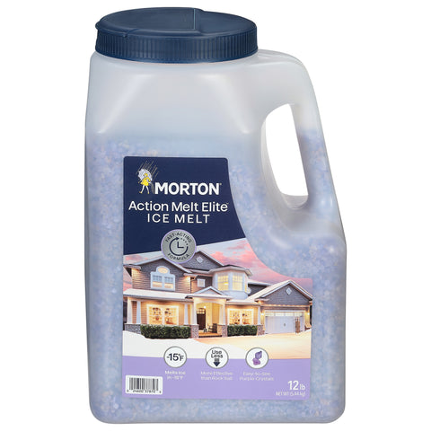 Morton® Action Melt Elite™ Ice Melt 12lb Shaker Jug - 4 Pack