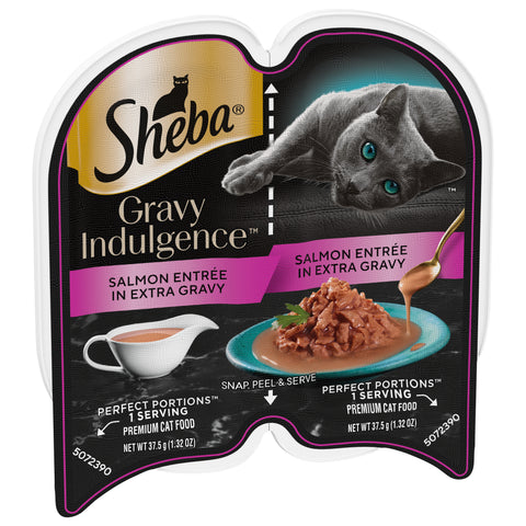 Sheba Gravy Indulgence Premium White Fish Entree in Extra Gravy Cat Food 2