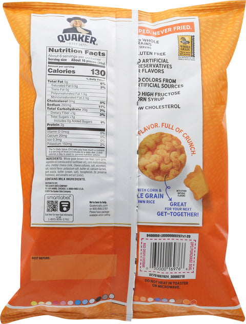 Quaker Popped Cheddar 6.06 OZ