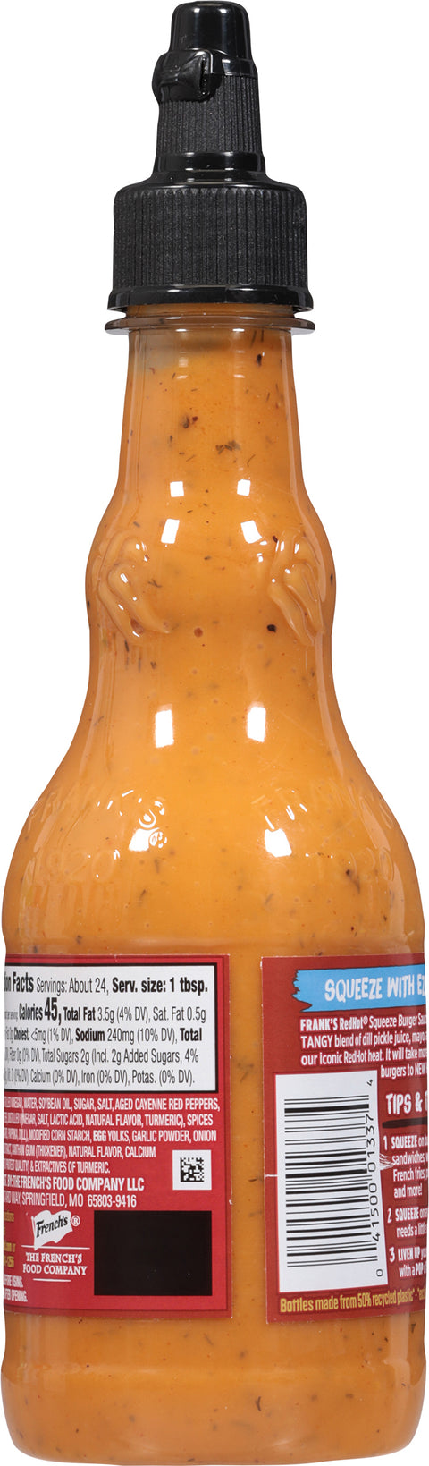 Frank's RedHot Mild Squeeze Burger Sauce 12 fl oz