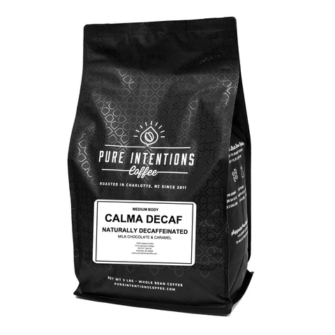 Pure Intentions Coffee Calma Decaf, GROUND Coffee - 5 LB 1 Pack
