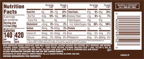 M&M's Theater Box Milk Chocolate 3.1 OZ