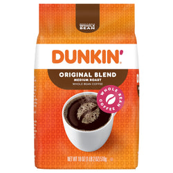 Dunkin Whole Bean Original Blend Coffee - 18 OZ 6 Pack