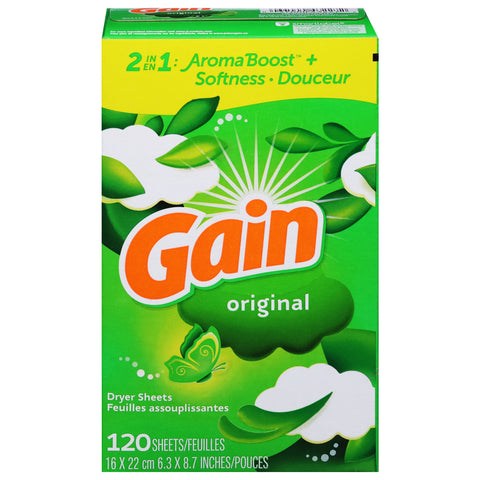 Gain Original Dryer Sheets 120 ea