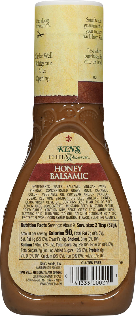Ken's Steak House Honey Balsamic Dressing 9 FZ
