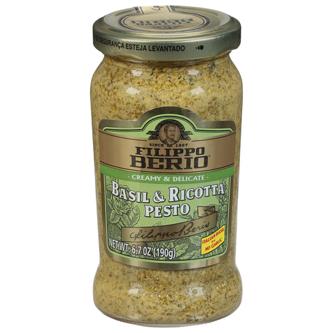 Filippo Berio Basilo And Ricotta Pesto 6.7 OZ