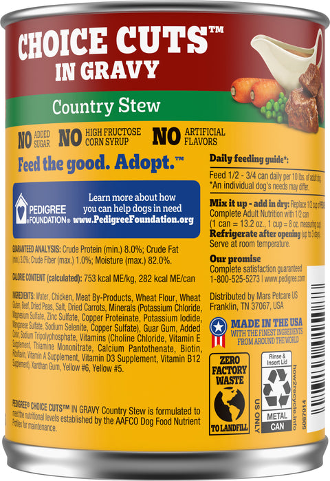 Pedigree Choice Cut Country Stew 13.2 OZ