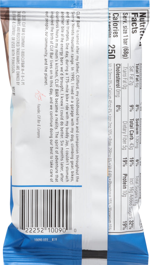 Clif Chocolate Chip Energy Bars 2.4 OZ